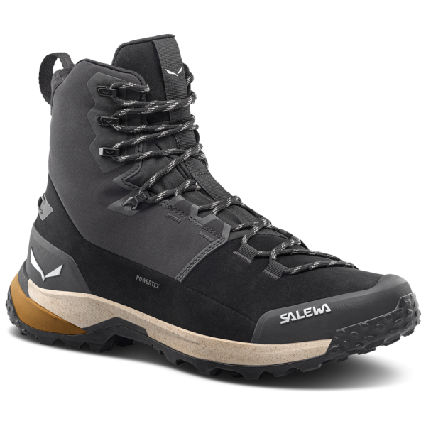 Muške cipele za planinarenje Salewa Puez Winter Mid Ptx M crna 0971 - Black/Black