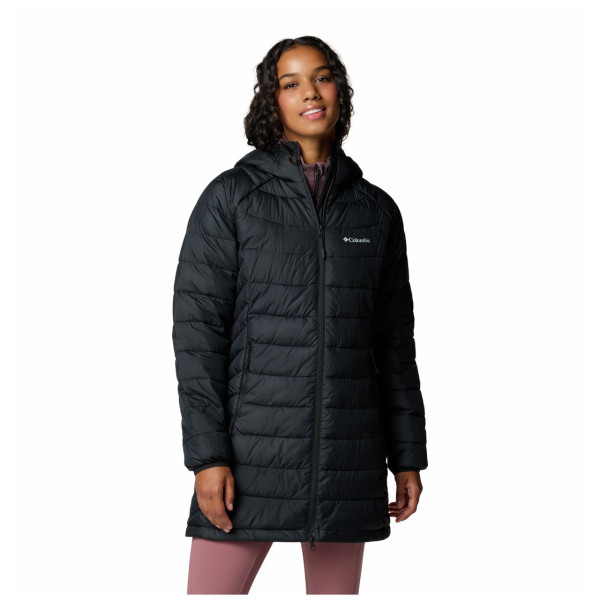 Ženska duga jakna Columbia Powder Lite™ II Mid Jacket crna Black