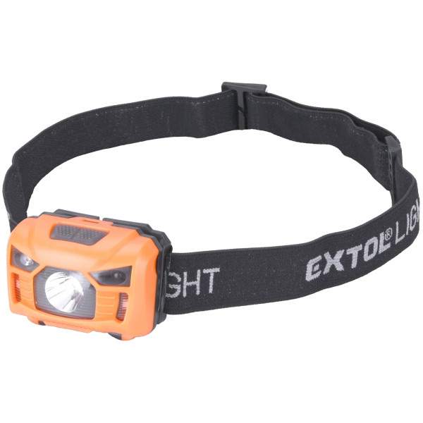 Čeona svjetiljka Extol 100lm, nabíjecí, USB, 3W LED narančasta Orange