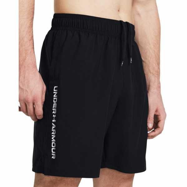 Muške kratke hlače Under Armour Woven Wdmk Shorts crna Black/White