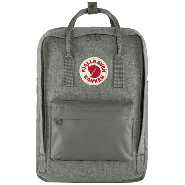 Ruksak Fjällräven Kånken Re-Wool Laptop 15" siva GraniteGray