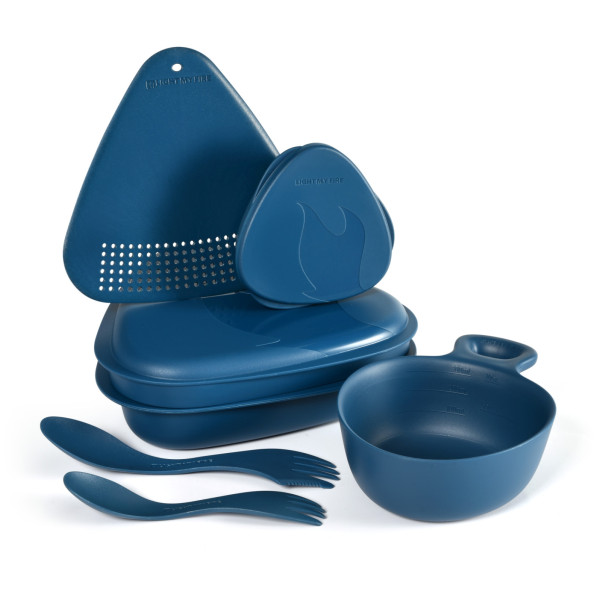 Set posuđa Light My Fire Outdoor MealKit 2.0 plava hazyblue