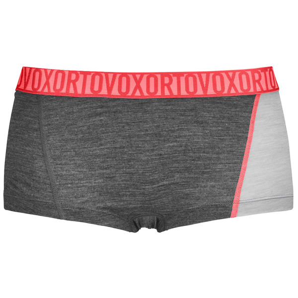 Ženske bokserice Ortovox 150 Essential Hot Pants W 2024 siva/ružičasta Dark Grey Blend