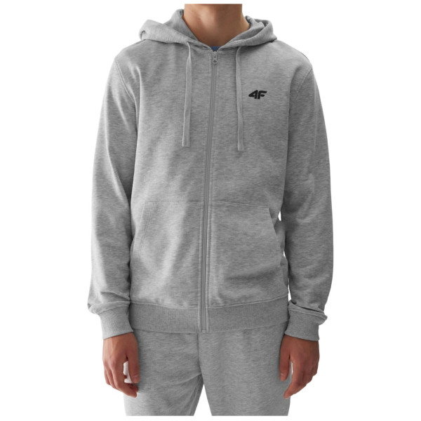 Muška dukserica 4F Sweatshirt M0951 svijetlo siva Cold Light Grey Melange