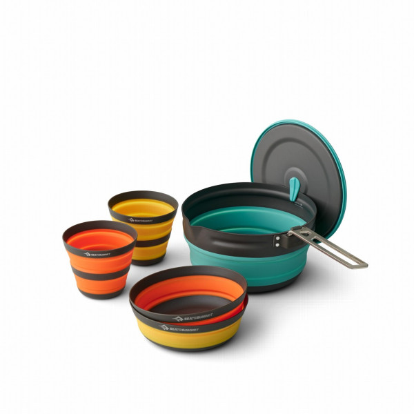 Set posuđa Sea to Summit Frontier UL Collapsible Pot Cook Set plava