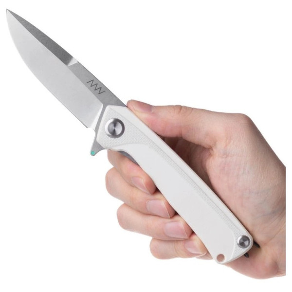 Sklopivi nož Acta non verba Z100 BB Stonewash/Plain Edge G10 bijela white