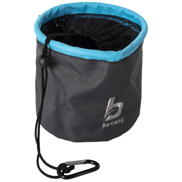 Štipaljke Bo-Camp Clothes peg bag with carabiner crna/plava Antracit