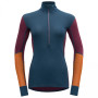 Ženska rolka Devold Wool Mesh Woman Half Zip Neck