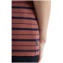 Ženska majica Icebreaker Women Wave SS Tee Stripe