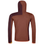 Muška jakna Ortovox Fleece Light Grid Hooded Jacket
