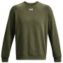 Muška dukserica Under Armour Rival Fleece Crew tamno zelena Marine OD Green / / White