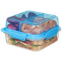 Kutija za hranu Sistema Square Lunch Stack TO GO 1,24l