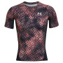 Muška majica Under Armour HG Armour Prtd Comp Tamno crvena