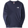 Muška majica The North Face Simple Dome Tee Long Sleeve plava
