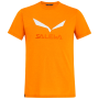Muška majica Salewa Solidlogo Dri-Rel M S/S Tee narančasta GloryMelange