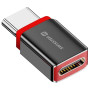 Adapter Swissten Dataguard With Data Blocking USB-C (Male) / USB-C (Female)