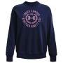 Ženska dukserica Under Armour Rival Fleece Crest Grp Crew tamno plava