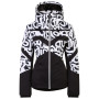 Ženska bunda za skijanje Dare 2b Rocker Jacket bijela/crna Black & White Graffiti
