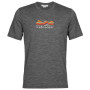 Muška majica Icebreaker Tech Lite II SS Tee Mountain Geology siva