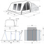 Šator za kamper Outwell Wolfburg 450 Air