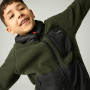 Dječja dukserica Regatta Munro Hybrid Jacket DarkKhak/Blk