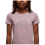 Ženska majica Black Diamond Summit Scribble Tee Ljubičasta