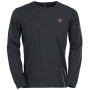 Muške funkcionalne majice Fundango Justin Longsleeve T-shirt crna black heather