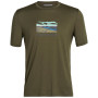 Muška majica Icebreaker Men Tech Lite II SS Tee Trailhead zelena