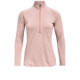 Ženska termo majica Under Armour Tech 1/2 Zip - Twist ružičasta