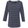 Ženska majica Regatta Baylette Tee II plava Nvy/WhtStrip