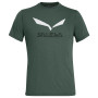 Muška majica Salewa Solidlogo Dri-Rel M S/S Tee tamno siva DeepForestMelange