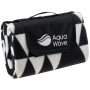 Deka za piknik Aquawave Triangle Blanket crna/bijela GeometricPrint