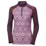 Ženska funkcionalna majica Helly Hansen W Lifa Merino Midw Gra 1/2 Zip