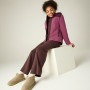 Dječja dukserica Regatta Myla Hybrid Jacket Fig/Violet