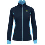 Ženska dukserica Karpos Pizzocco Evo W Full-Zip Fleece plava