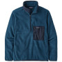 Muška jakna Patagonia Microdini Pullover 1/2 Zip tamno plava