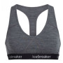 Grudnjak Icebreaker W's Sprite Racerback Bra siva GritstoneHthr