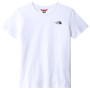 Dječja majica The North Face Teens S/S Simple Dome Tee bijela