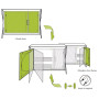 Kuhinja Outwell Sudbury Kitchen Table (2021)
