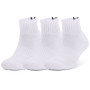 Čarape Under Armour Core QTR 3PK bijela White/Black