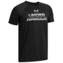 Dječja majica Under Armour Tech Split Wordmark SS Black