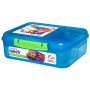 Kutija za užinu Sistema Bento Lunch To Go svijetlo plava