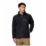 Muška dukserica Columbia Fast Trek™ Overlay Full Zip crna Black