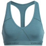 Grudnjak Icebreaker W's Sprite Racerback Bra plava/zelena BlueSpruce