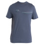 Muška majica Icebreaker Men Merino 150 Tech Lite III SS Tee Cadence Paths siva Graphite