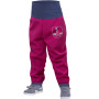 Softshell hlače za malu djecu bez izolacije Unuo Softshell crvena