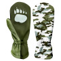 Dječje softshell rukavice WAMU Khaki