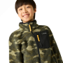 Dječja funkcionalna dukserica Regatta Junior Frankie Warm Fleece Bark Green Camo