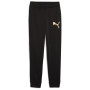 Ženske trenerke Puma ESS METALLIC Sweatpants FL crna PUMA Black-Metallic Gold