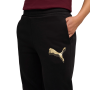 Ženske trenerke Puma ESS METALLIC Sweatpants FL